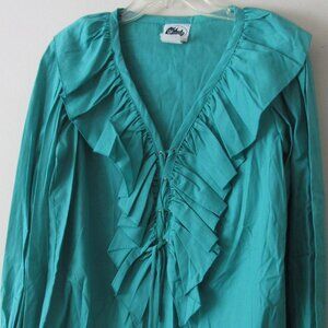 Western Collection Women Ruffles long sleeve shirt JADE